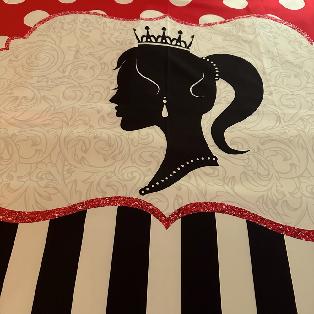60x82 Fabric Party backdrop-  Barbie